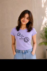 Cute Smiley Face Graphic Tee