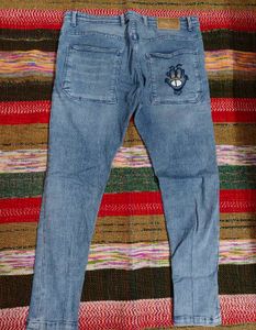 Light Wash Distressed Jeans
