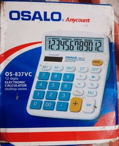 OSALO Electronic Desktop Calculator OS-837VC