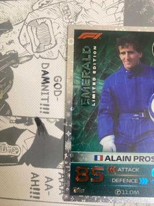 Alain Prost Turbo Attax Emerald Limited Edition 💎