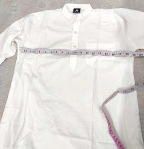 JB Exclusive Wear White Kurta