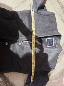 Gray Jacket with Floral Lining