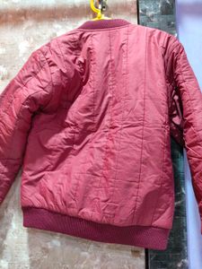 Next Look Jacket - Stylish Maroon Bomber
