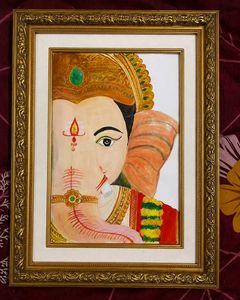 ganesh ji handmade painting 🎨🖌️