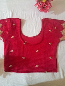 Stunning pink Embroidered Blouse