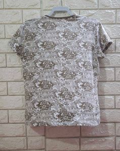 Esprit Women's Floral Scoop-Neck T-Shirt