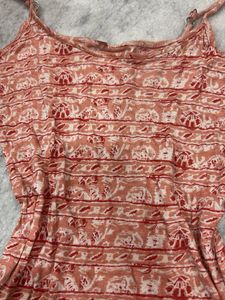 y2K Print Spaghetti Strap Top