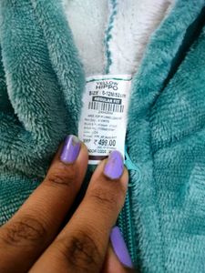 Teal Fuzzy Bear Hoodie &amp; Pants Set