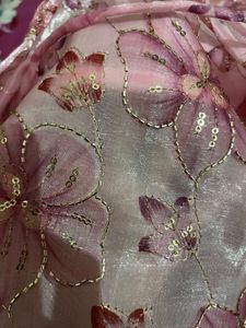 Desi pink halter top with scarf