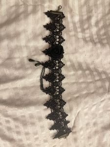 Black Choker Necklace Set