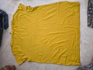 Mustard Yellow "The Earth" T-Shirt
