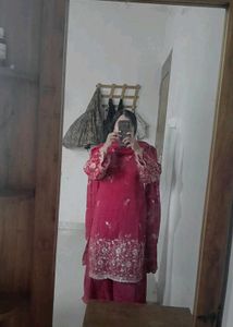 Elegant Red Kurta Set