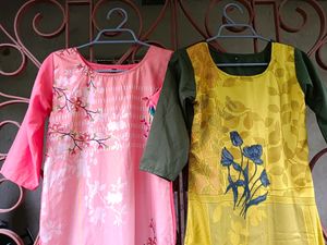 Combo Of 2 Beautiful Printed Kurtas