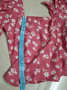 floral top and tunic