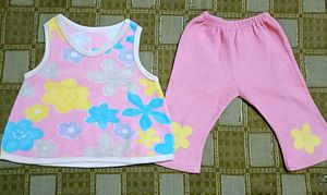 Cute Floral Baby Outfit Set
