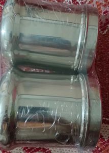 Decorative Silver Finish Containers