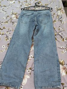 Light Wash Wide Leg Jeans