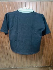 Vintage Chicago Graphic Cropped Polo T-Shirt