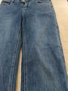 Warm Fleece Lined Wide Leg Jeans