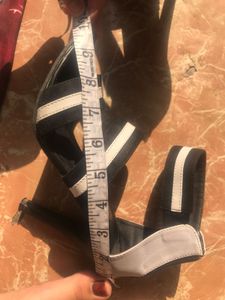 Striped Heels