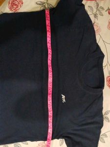 ATC Men's Navy Blue Crew Neck T-Shirt