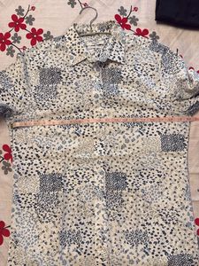 JACK AND JONES Men's Printed Long Sleeve Shirt