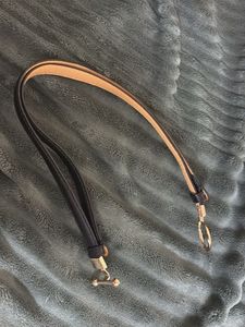 Chic Black Leather Belt with Gold Hardware
