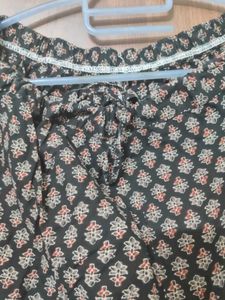 Vintage Abstract Print Button-Up Dress