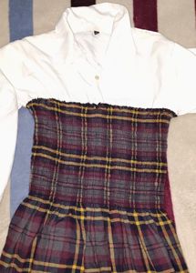 Tartan Plaid Shirt Dress