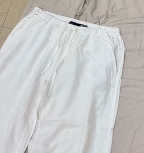 White Linen Pants