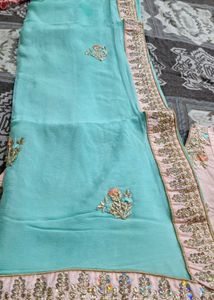 Beautiful Peach Lehenga Choli Set