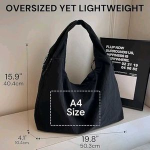 pintresty Super spacious Black tote bag
