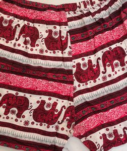 Thailand Boho Elephant Print Shorts
