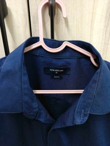 Men's Peter England Blue Shirt