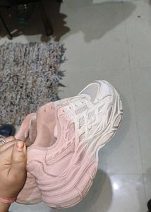 Women's Pink Chunky Sneakers