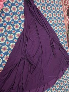 Elegant Purple Hijab khimaar