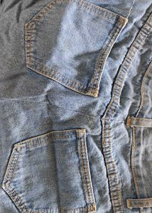 Distressed Denim Shorts