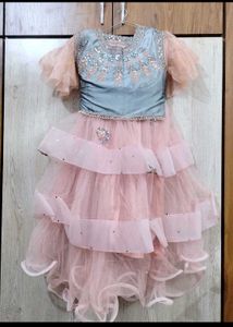 Beautiful Embroidered crop top and lengha