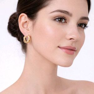 Twisted Hoop Earrings
