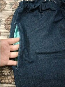 Stylish Blue Denim Trousers