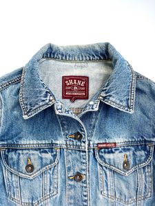 Vintage Cropped Denim Jacket