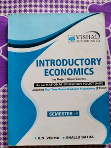 Introductory Economics for Major/Minor Courses