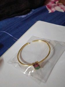 Anti turnish bracelet double colour stone