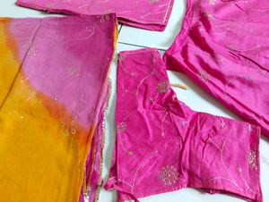 Rajputani suit 4 pieceBeautiful Pink