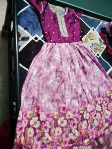 Stunning Pink Embroidered Gown