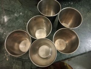 Small Stainless Steel Gilas Pack 6