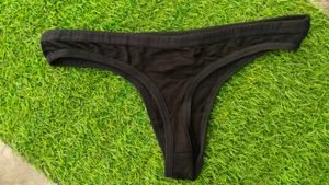 Comfortable Black Thong Underwear