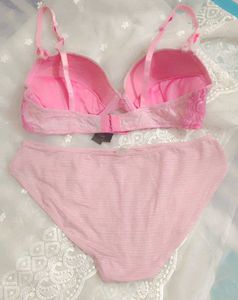 Pink Bra and Panty Set👍