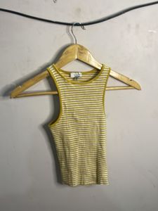 Ribbed Striped Tank Top