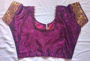 Beautiful Purple Silk Blouses..set of two